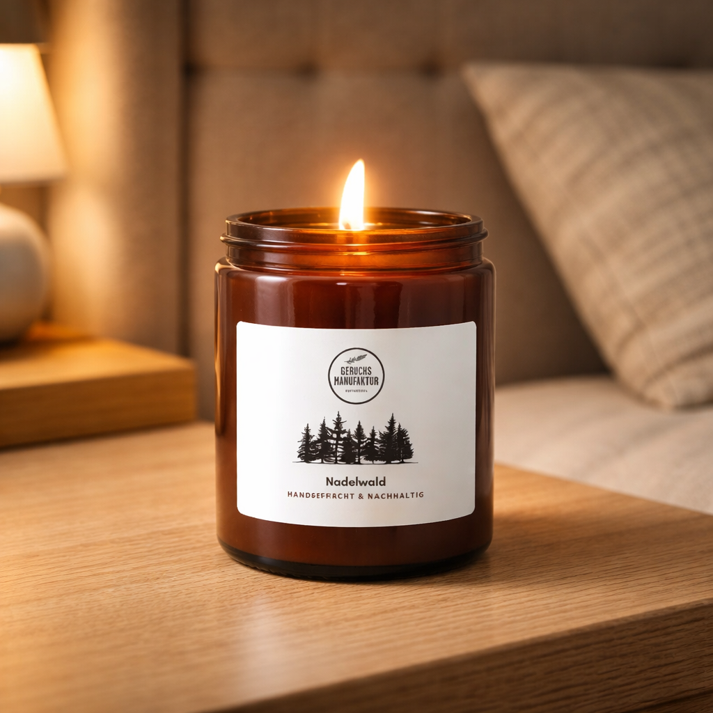 Fragrance candle "needle forest" - of course & woody