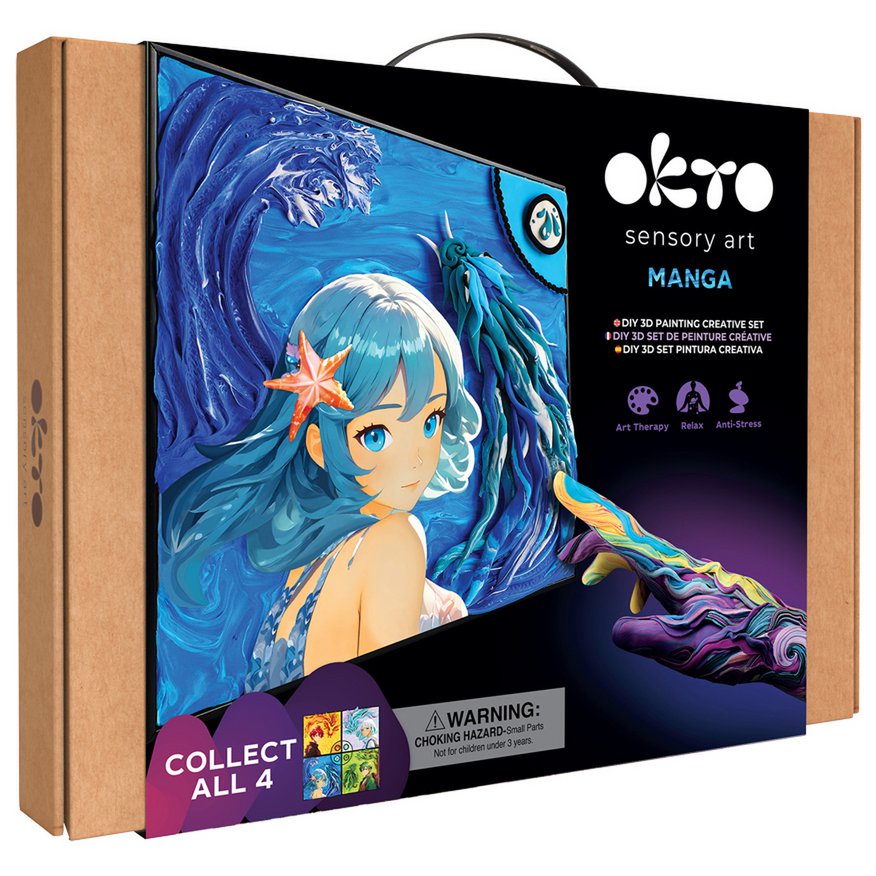 Okto Sensory Art 3D Painting - Manga - Water