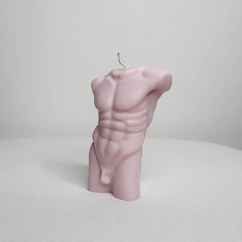 Amari men torso candle