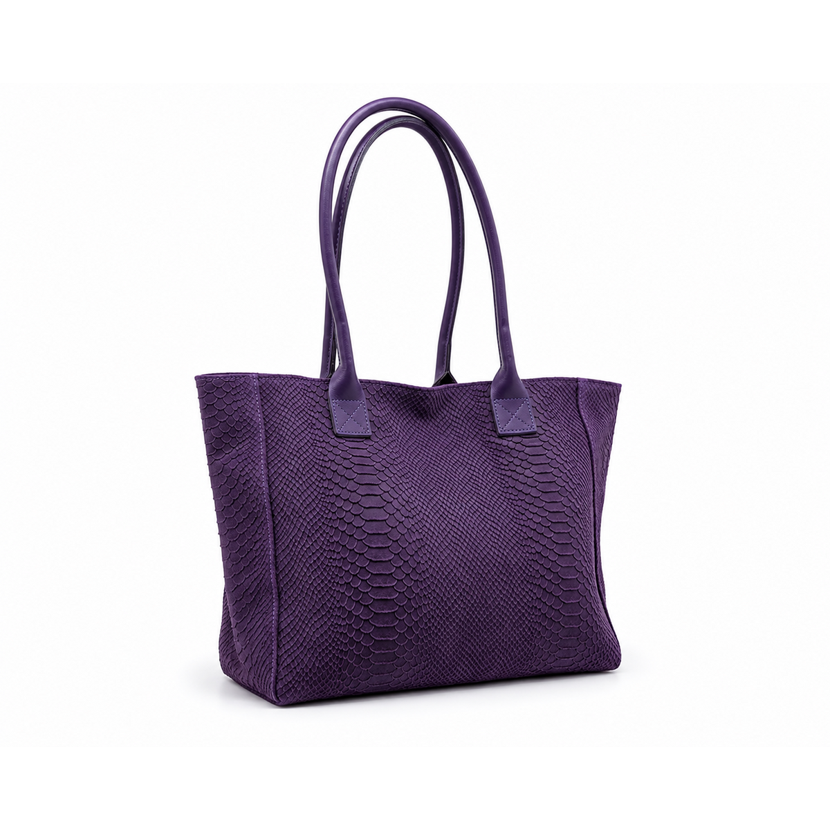 Sac cuir LOLA - Purple - Made in Italy
