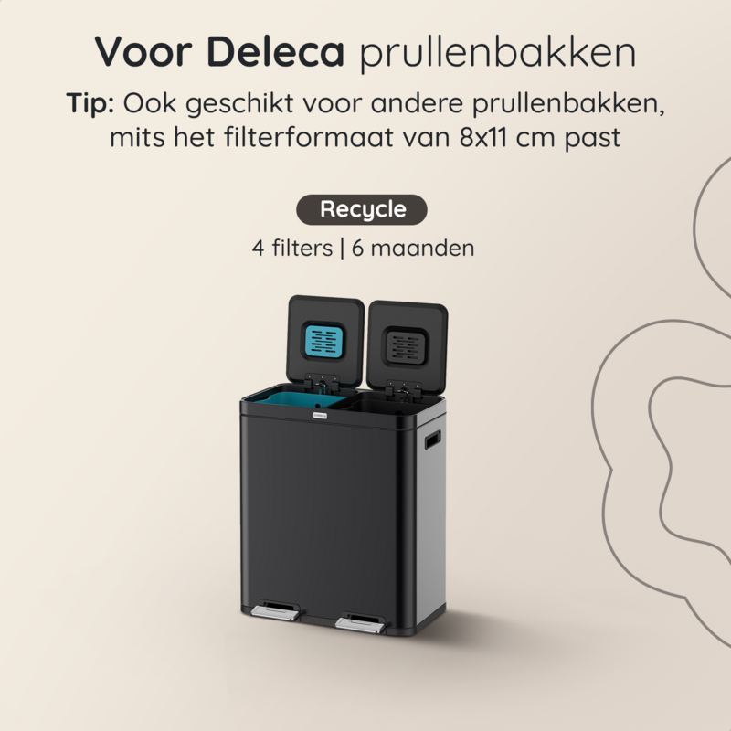 FreshAura Geurvreter Filter 4er-Pack