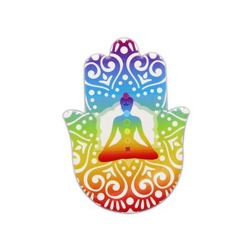 Keramikfliese Hand von Fatima Buda 10.5x14.5cm