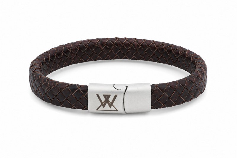 Pulsera de cuero 12mm - Con colección