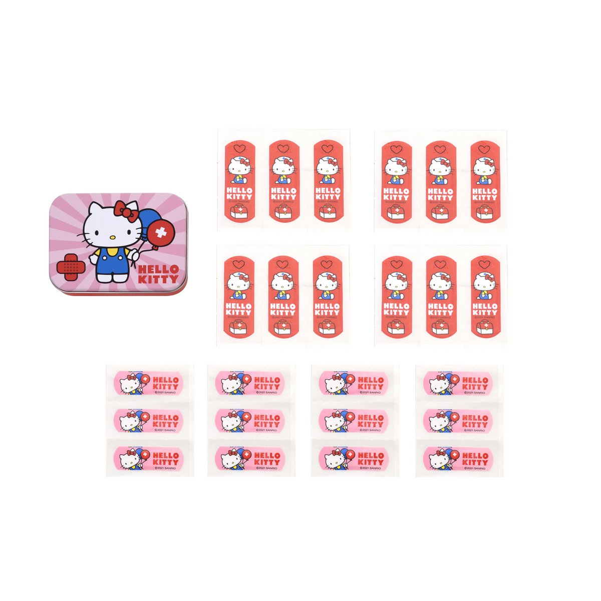 🩹 HELLO KITTY DRESSINGS – KARTON MIT 24 STÜCK