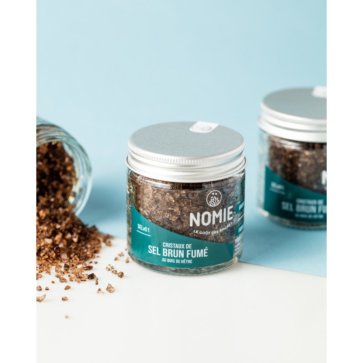 Røget brunt salt (60 ml)