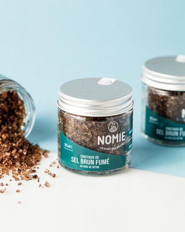 Røget brunt salt (60 ml)
