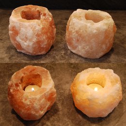 Himalaya Zoutkristal Kaarshouder - Rots 1kg - Handgesneden - Natuurlijke vorm - Cadeau-idee