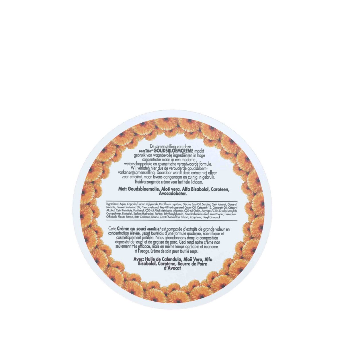 Camille Cosmetics | Goudsbloem crème - bodycrème - 300ml