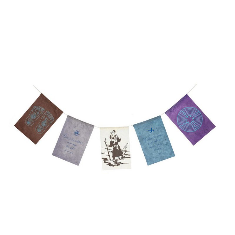 Wishing flags | Life Journey | Greeting Card