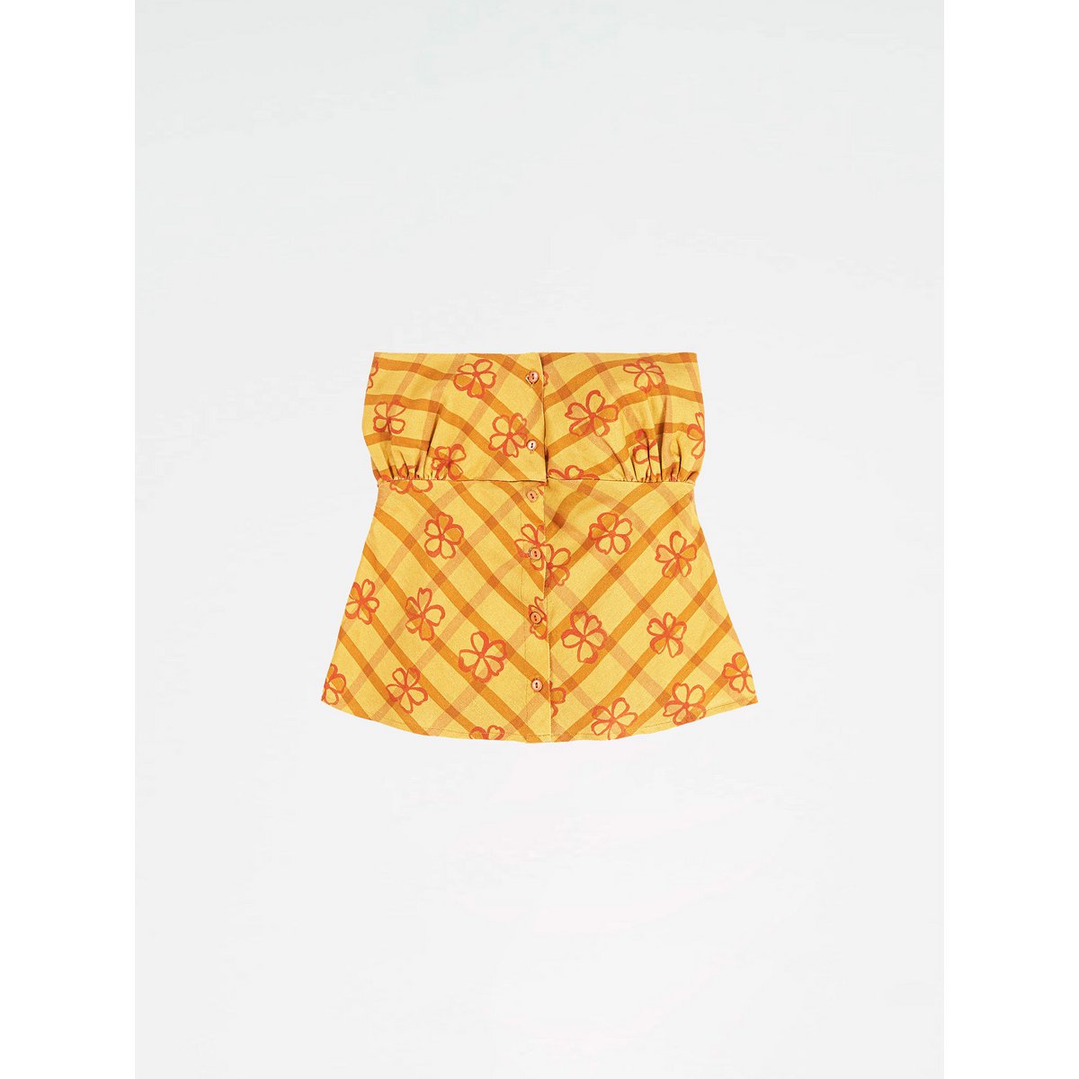 Harlequin Floral Print Top