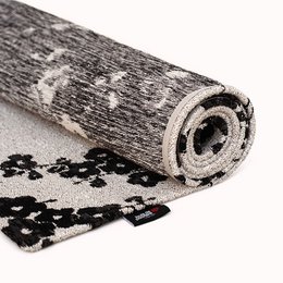 Eco Rug - Night Snow - Tæppe sort