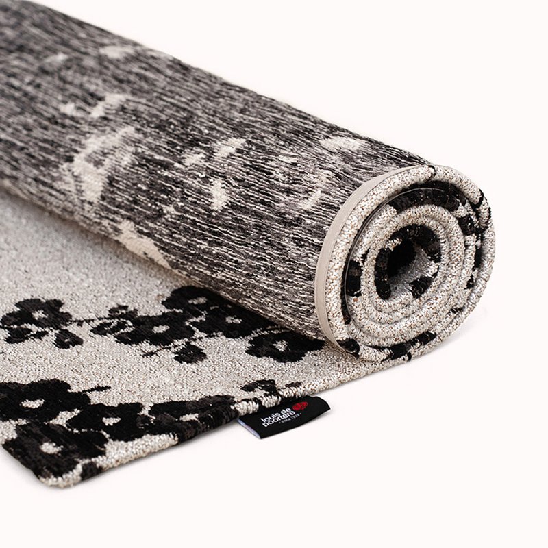 Eco Rug - Night Snow - Tæppe sort