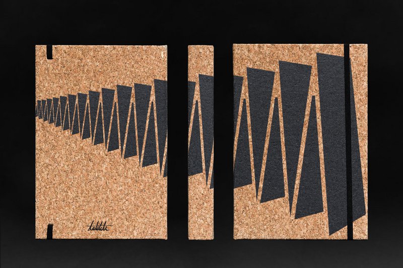 A5 hardcover notesbog - buer design - "arkitektur samling"