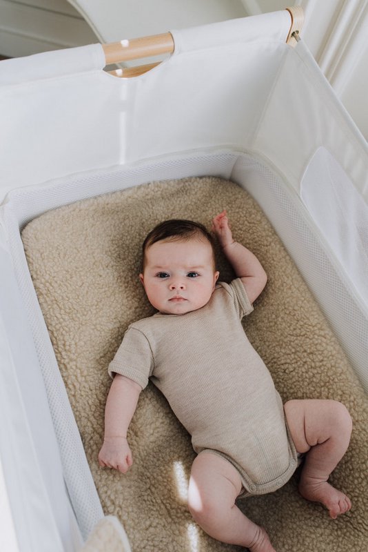 Sábana bajera ajustable para bebé y niño - Lana merino