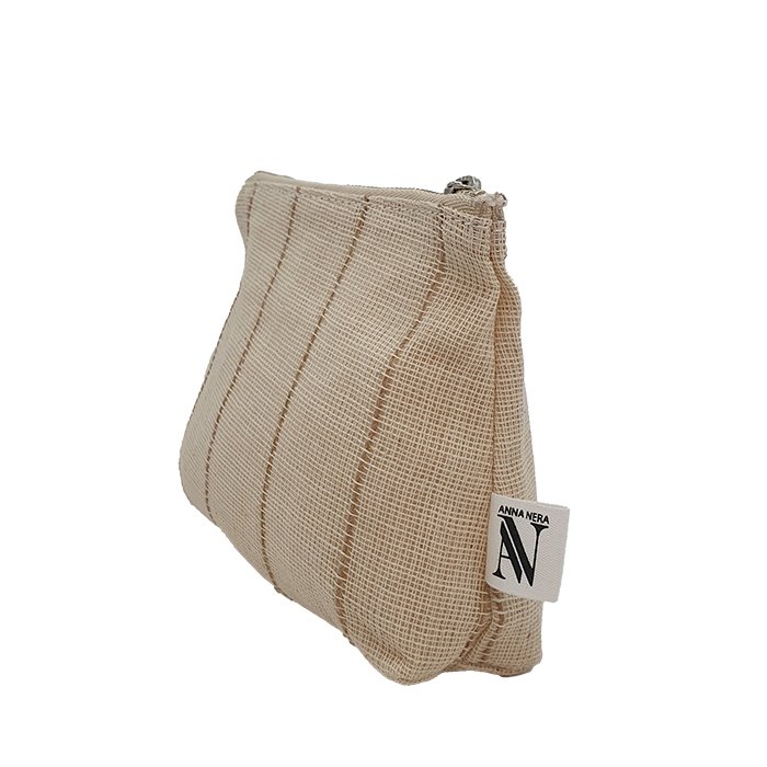 ANNA NERA Fairtrade Etui S - Tasje de maquillage - Toilettasje - Trousse de toilette - Natural S 300-023