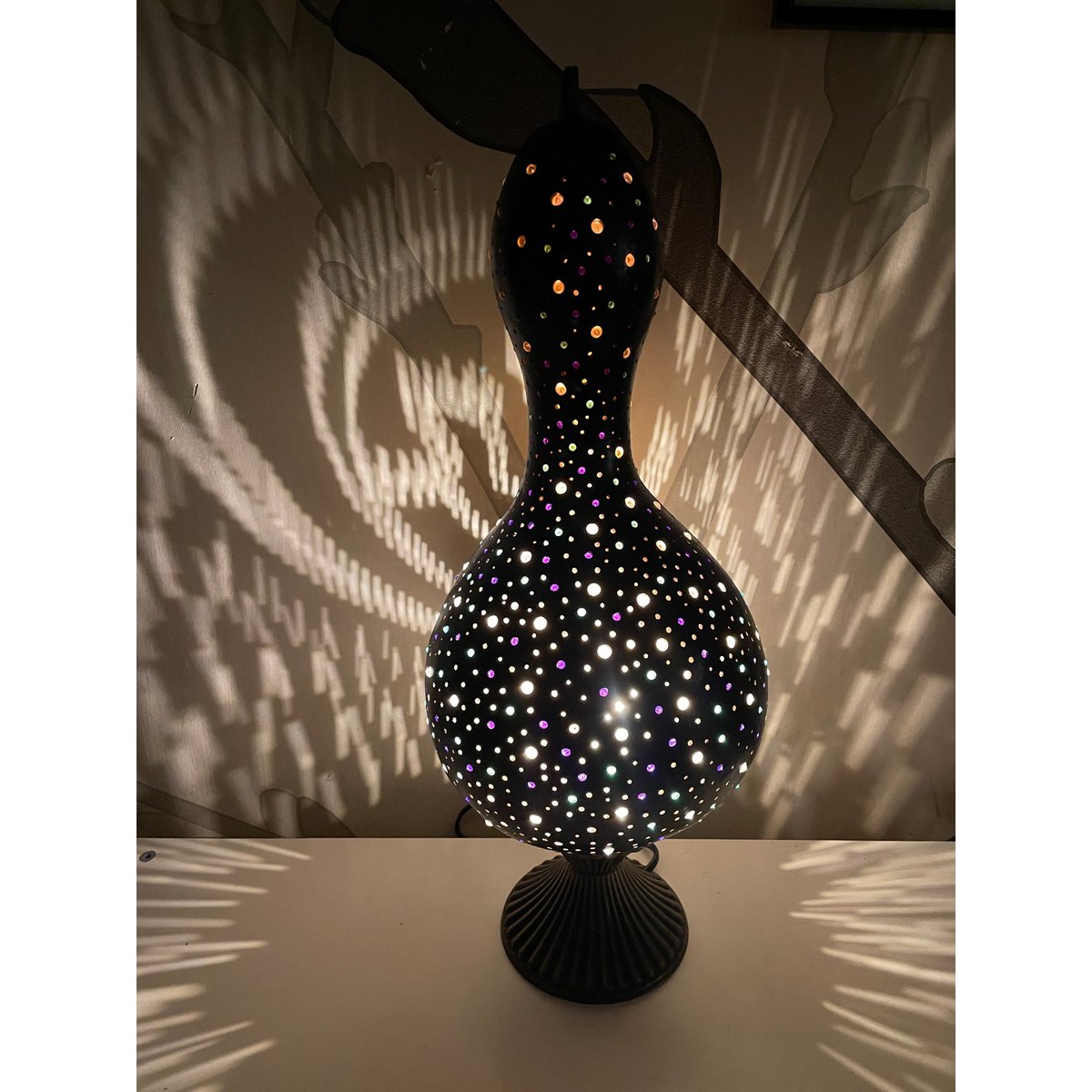 Kürbislampe - Katze und der Mond 2