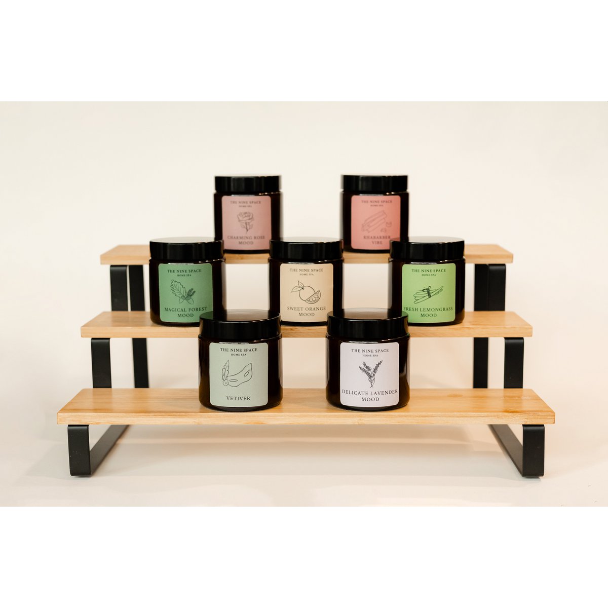 Rhubarb vibe candle - brownlas mini