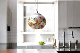 Hængende lampe Murrina Bol | Glas vedhæng | Design hængende lampe