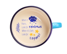 Rainbows & Stars, Stonenamel Suppe Cup, bageform