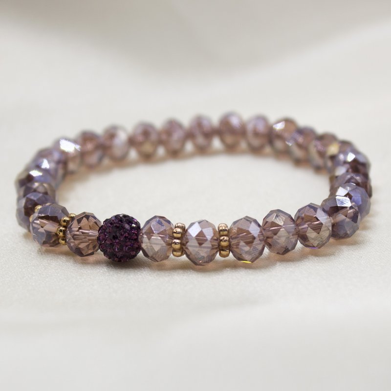 Armbånd Ilka aubergine