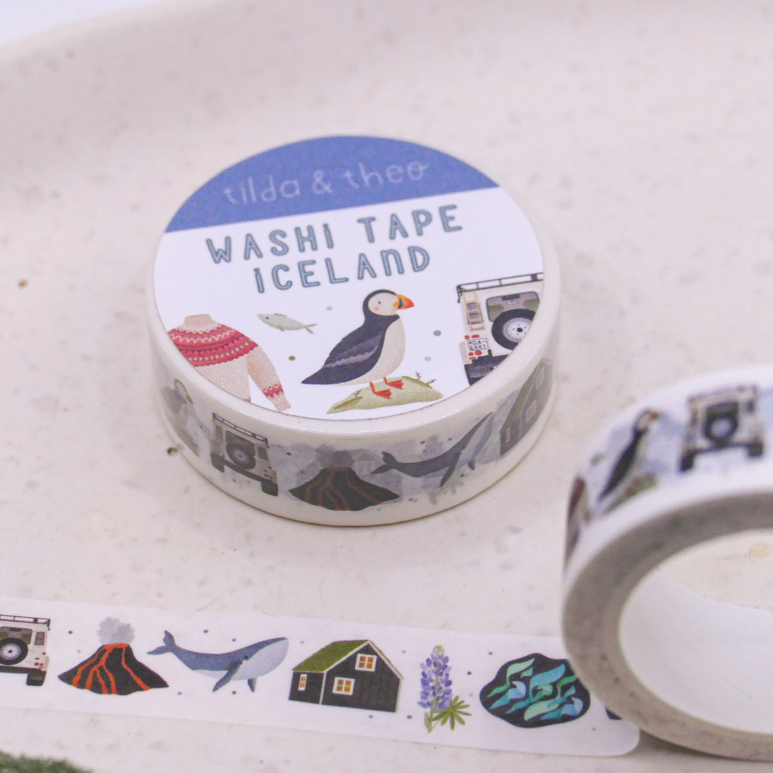 Washi Tape Island - Ruban de masquage Klebeband Scandinavien Travel