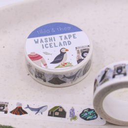 Washi Tape Island - Ruban de masquage Klebeband Scandinavien Travel