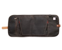 Stor voksede lærredskunstner Pencil Roll Up Case, stofblyantholder til kunstnere, kunstbutik gave