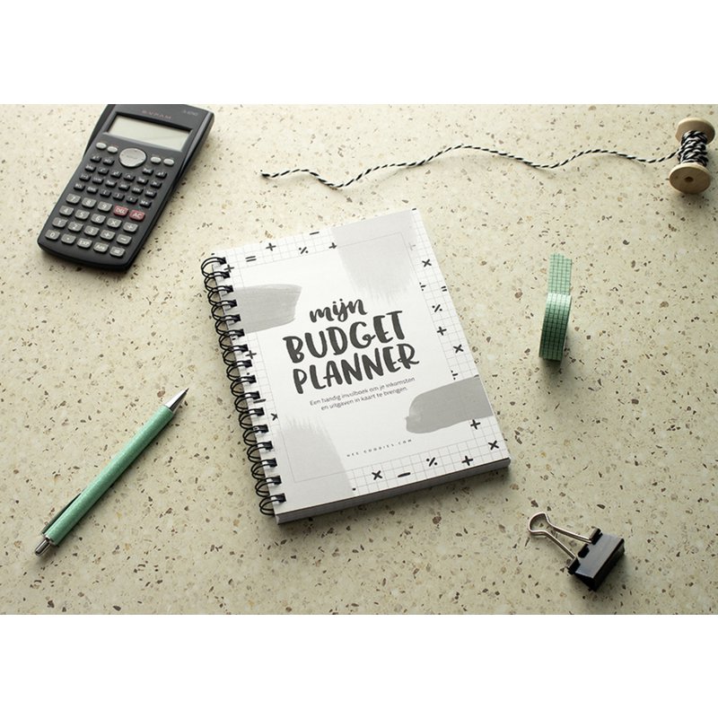 Budget Planner Cash Book A5 // Black and White Household Booklet