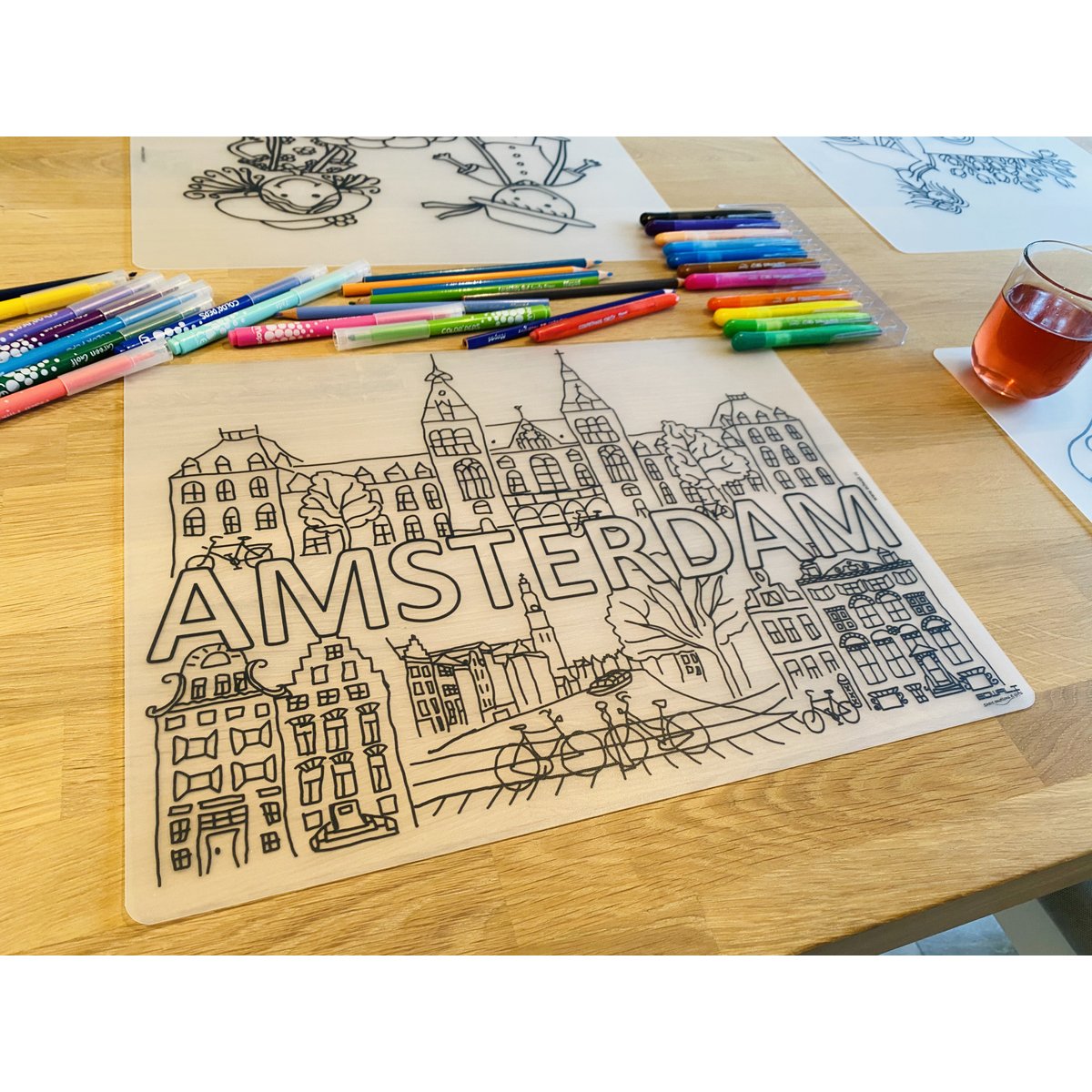 Herkleurbare placemat Rijksmuseum