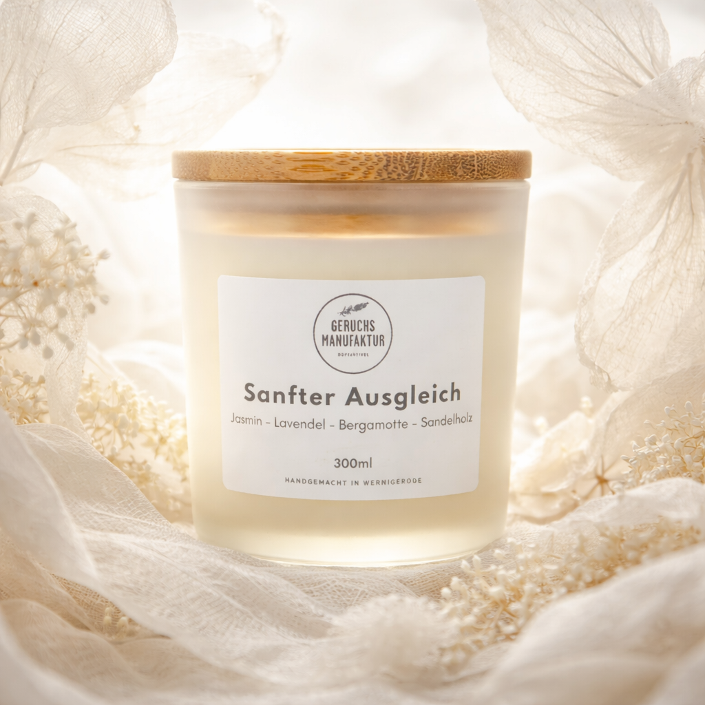 Aroma therapy candle "gentle equalization"-balance & harmony