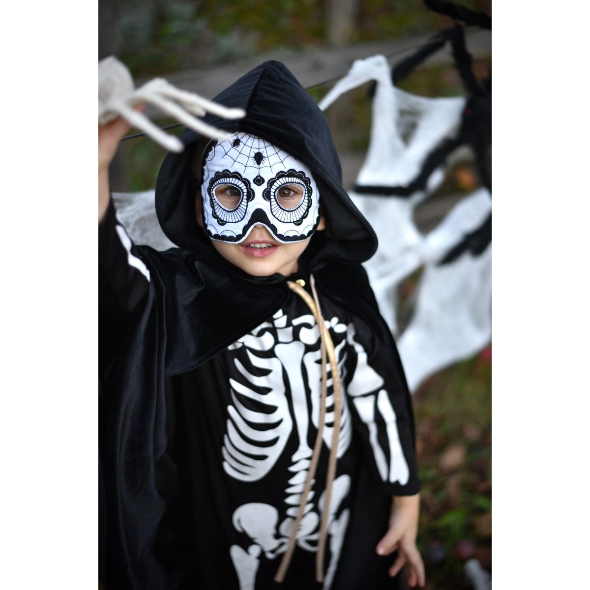Skull mask "Black Halloween"