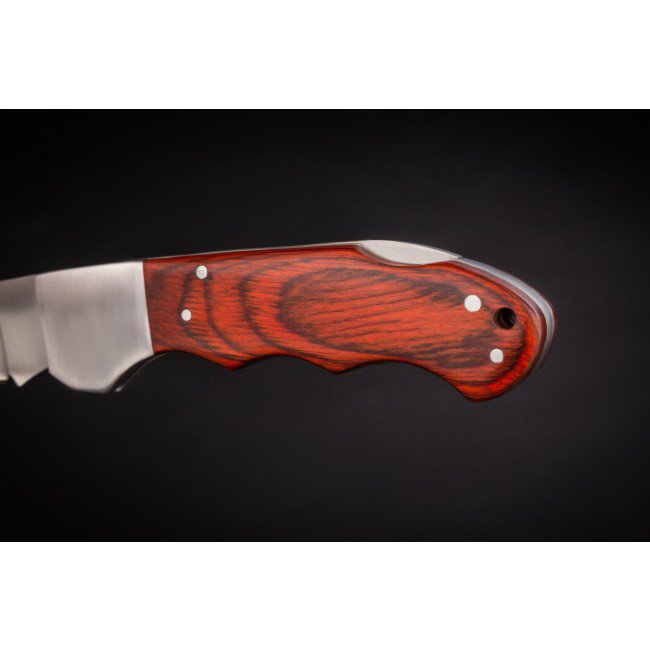 Carpeta Red Prairie de ED MAHONY, navaja de bolsillo, 440C