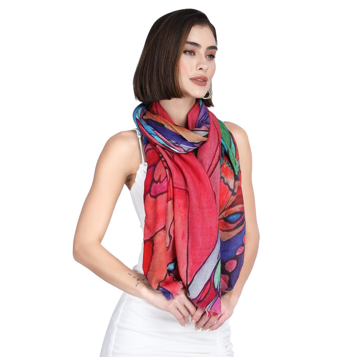 Pashmina Stola Wol-Zijden_1