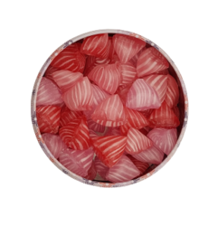 Lavendel Rose Poppy sortiment slik - Metalæske - 200g