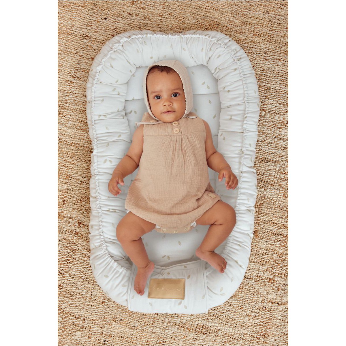 Nido per bambini OLIVIER - 100% cotone - bianco