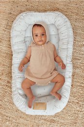 OLIVIER children's nest - 100% cotton - white