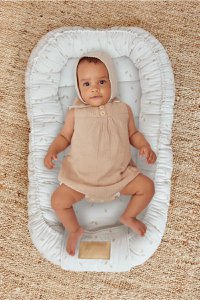 OLIVIER Kindernest – 100 % Baumwolle – weiß