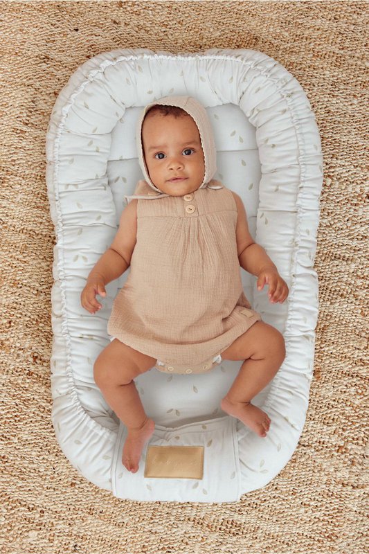 OLIVIER children's nest - 100% cotton - white