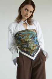 Medusa's Flower 100% Silk Scarf (3 colors)