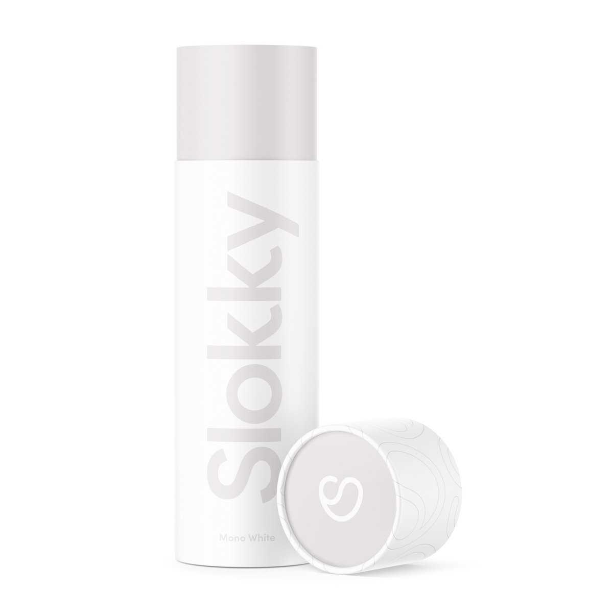 Slokky Mono White Bottle & Lid - 500ml