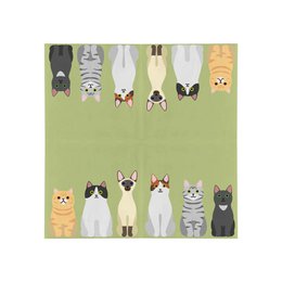 Esschert Design servetten katten 33x33cm