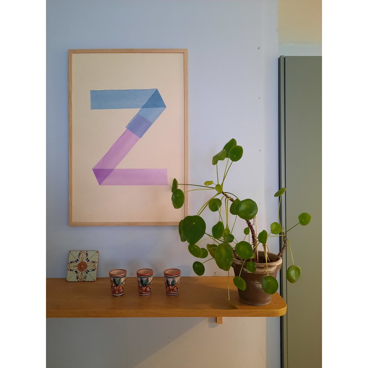 Poster letter D print - Creative Notes