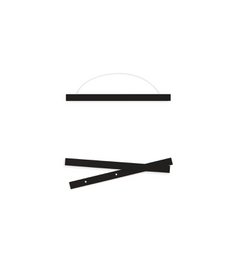 Black Magnetic Poster Hanger, A3
