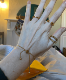Orpheus - Dunne gouden armband