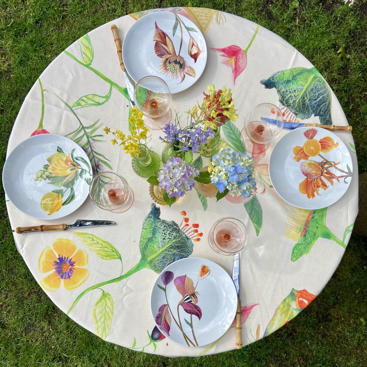 Botanical Wonders - Set of 4 breakfast plates