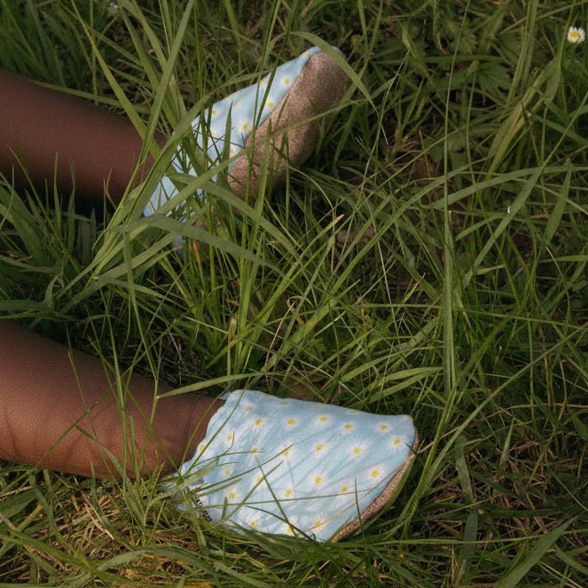 Zapatos de bebé - margaritas