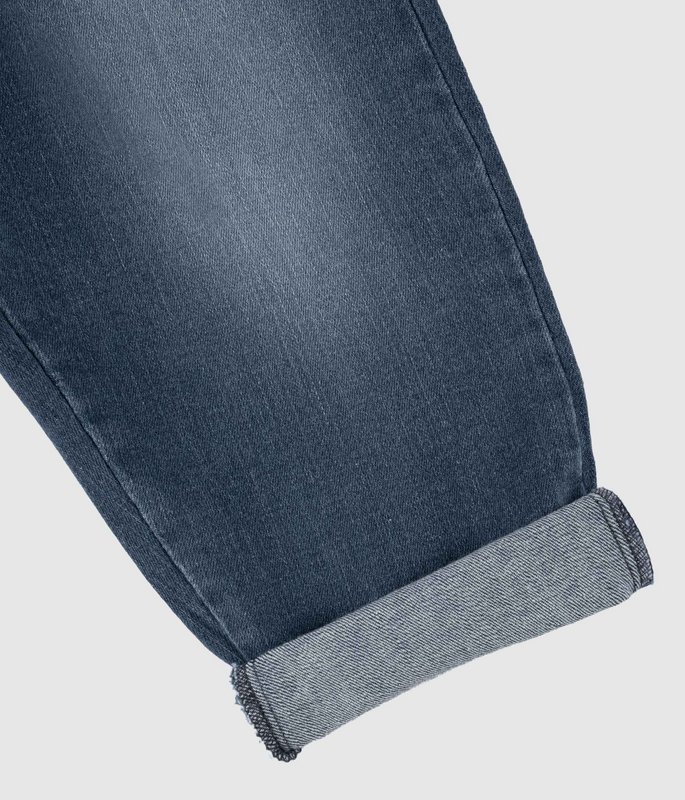 Baggy denim jeans til drenge – Mid Wash