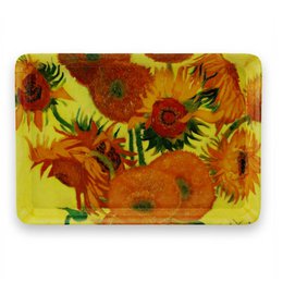 Mini tray, 21 x 14 cm, Sunflowers, Van Gogh