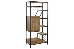 IRON FIR SHELF 80X40X180.5 BOTTLE RACK MB177460