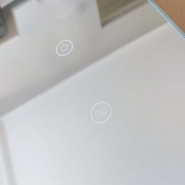 Badeværelsesspejl med belysning 60x100 cm – LED Anti-kondens Dæmpbar Oval